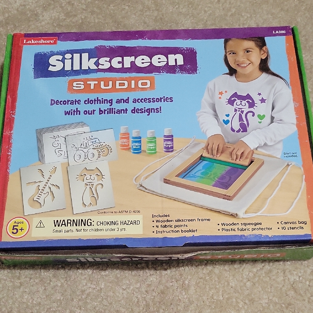 FREE W ANY PURCHASE! Silkscreen Studio Kit